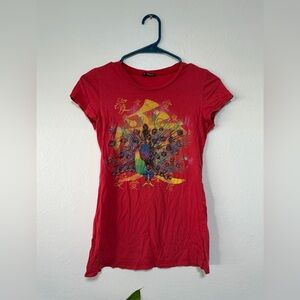 T Party 90’s Tee with Peacock Graphic